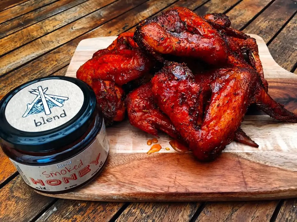 Epic Smoked Chicken Wings with Blend Smoked Honey