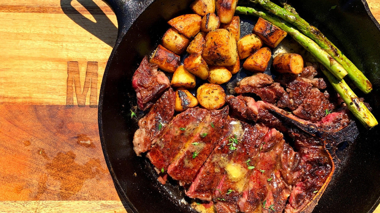 Coffee Rubbed Skillet Steak