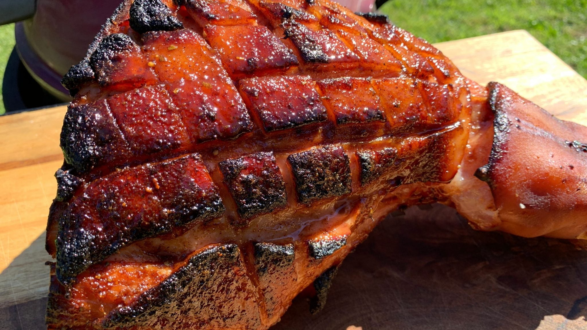 Moonshine BBQ Glazed Ham