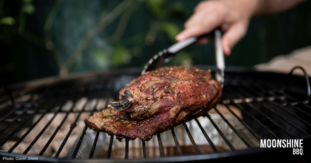 Cherry Smoked Lamb Shoulder