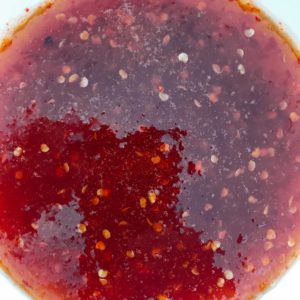 Homemade chilli jam