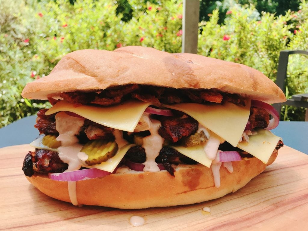 Moonshine BBQ Rib Sandwich